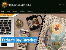 Tablet Screenshot of fullofgraceusa.com